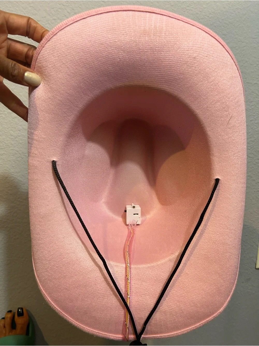 Pink LED Light Up Cowboy Hat Sequin Western Cowgirl Rodeo Nashville Festival